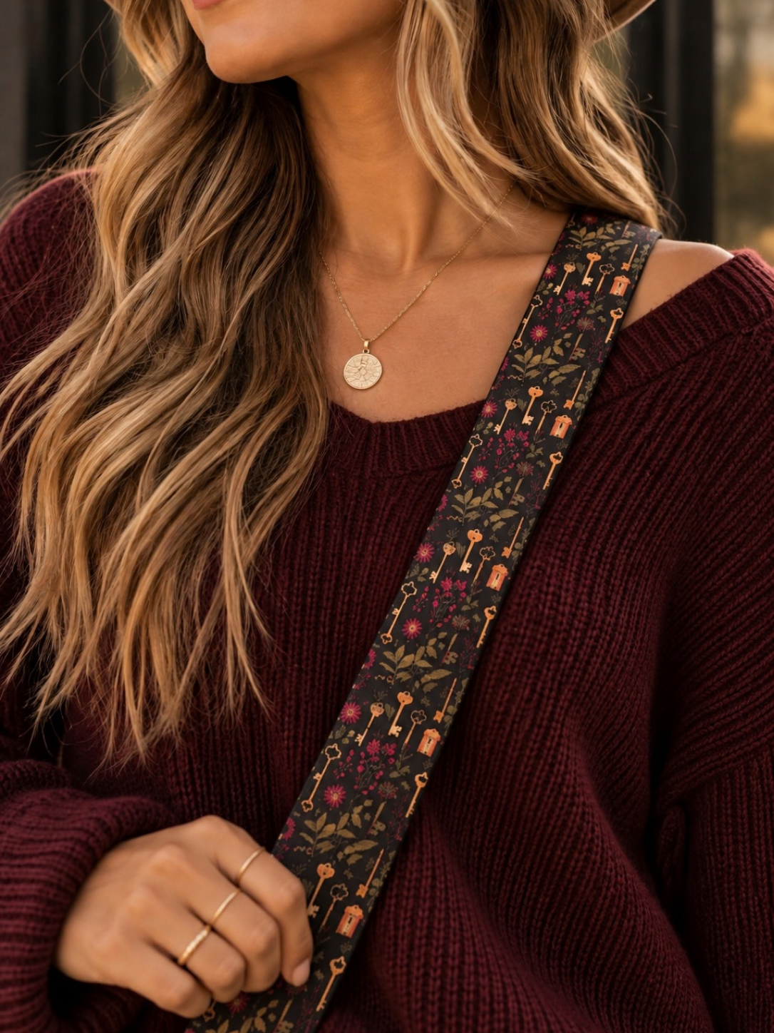 Forgotten Key Adjustable Bag Strap