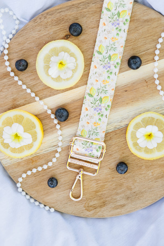Lemon Floral Strap