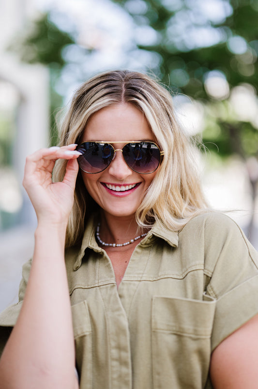 Luna Aviator Sunglasses