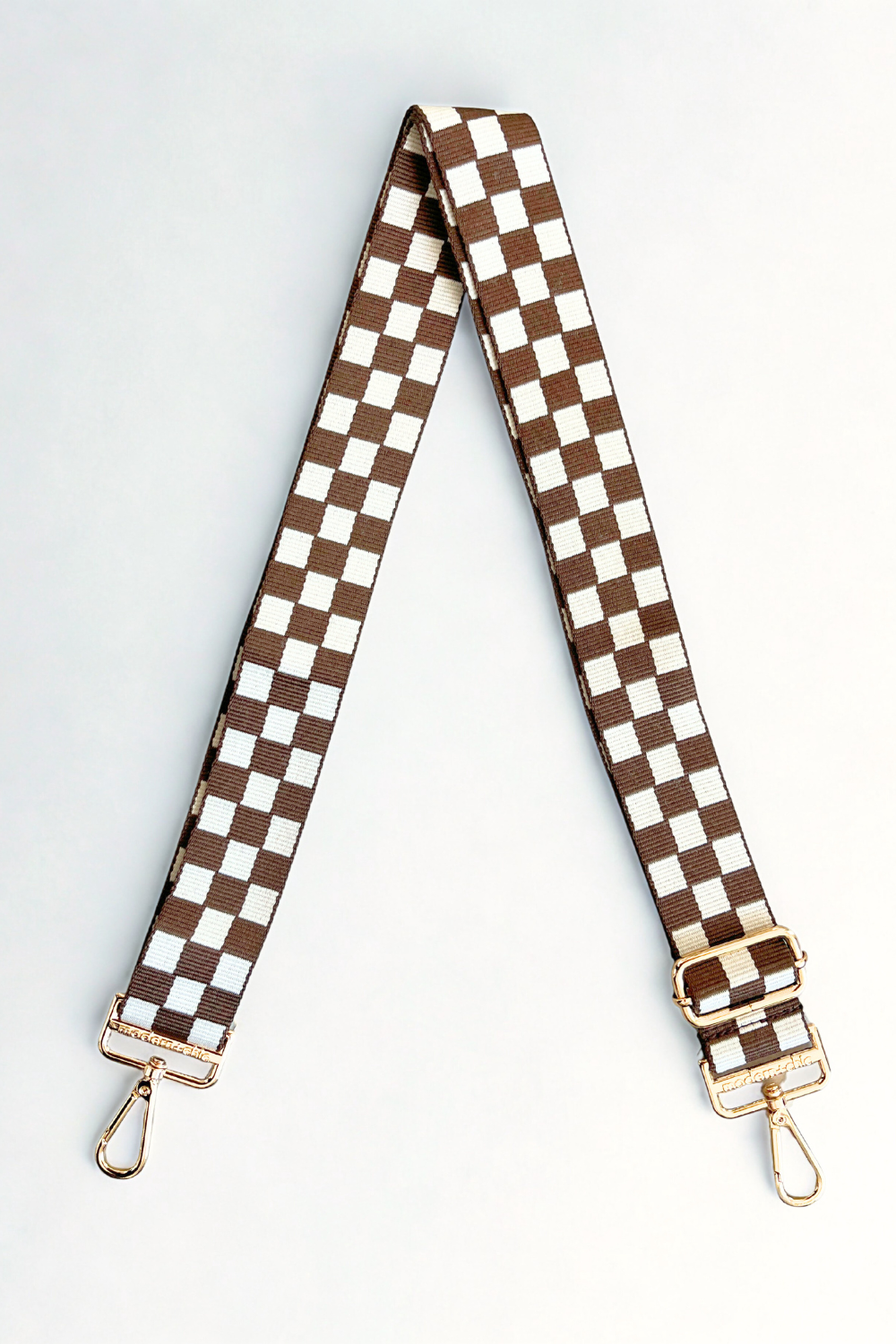 Lizzie Checkered Adjustable Bag Strap