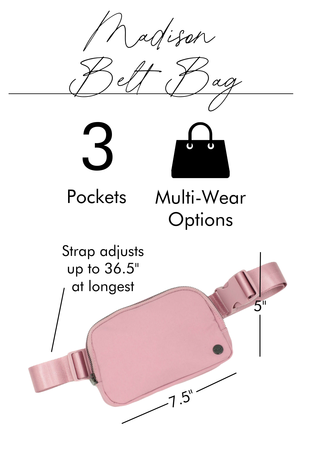 Madison Belt Bag - Final Sale