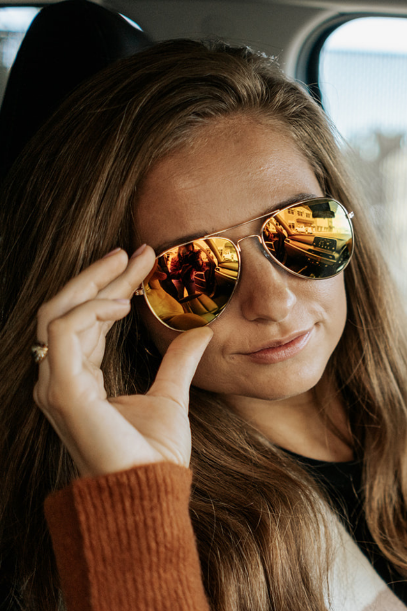 Adrienne Aviator Sunglasses