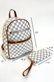 camille backpack + wallet