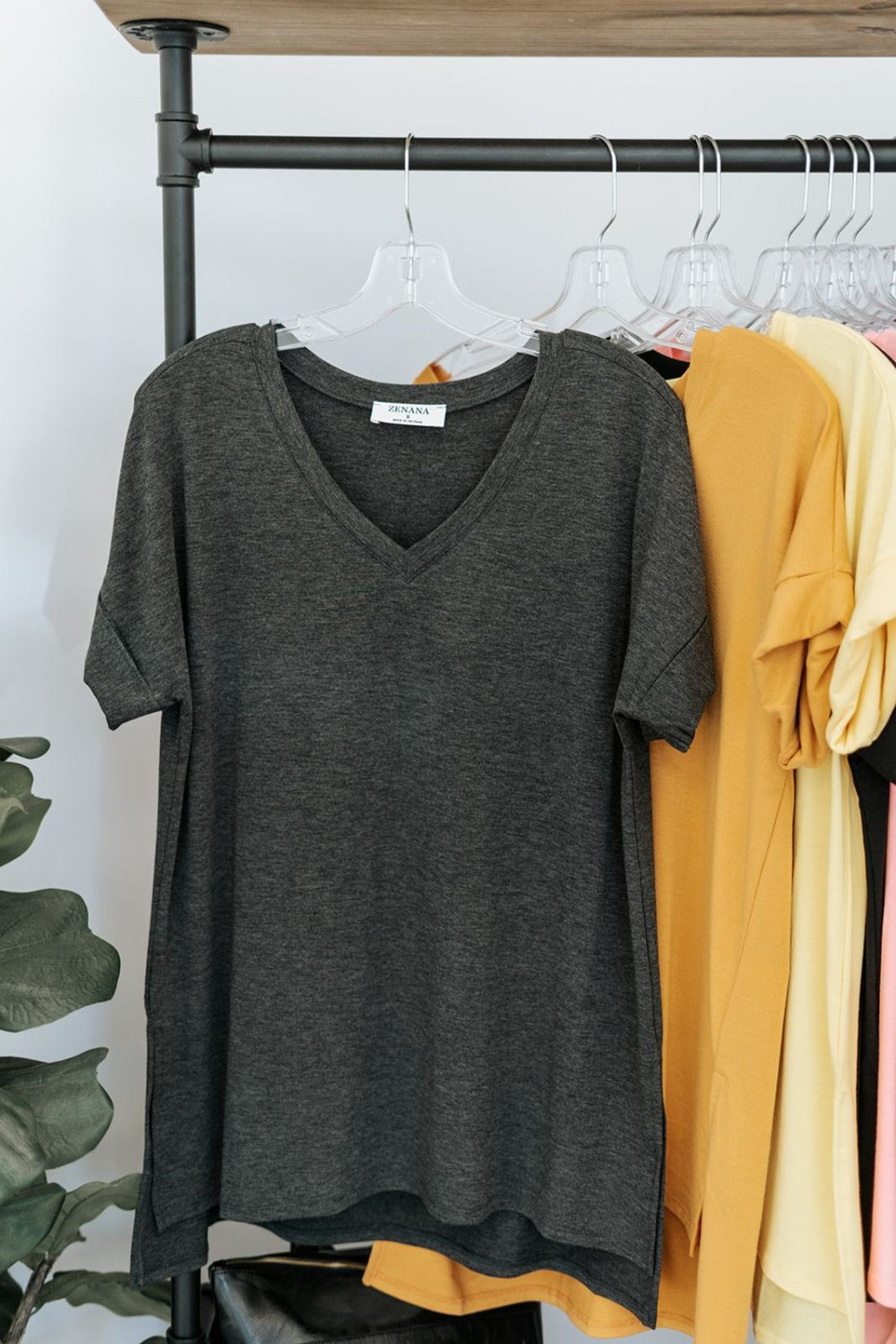 Amy V-Neck Tee - Final Sale
