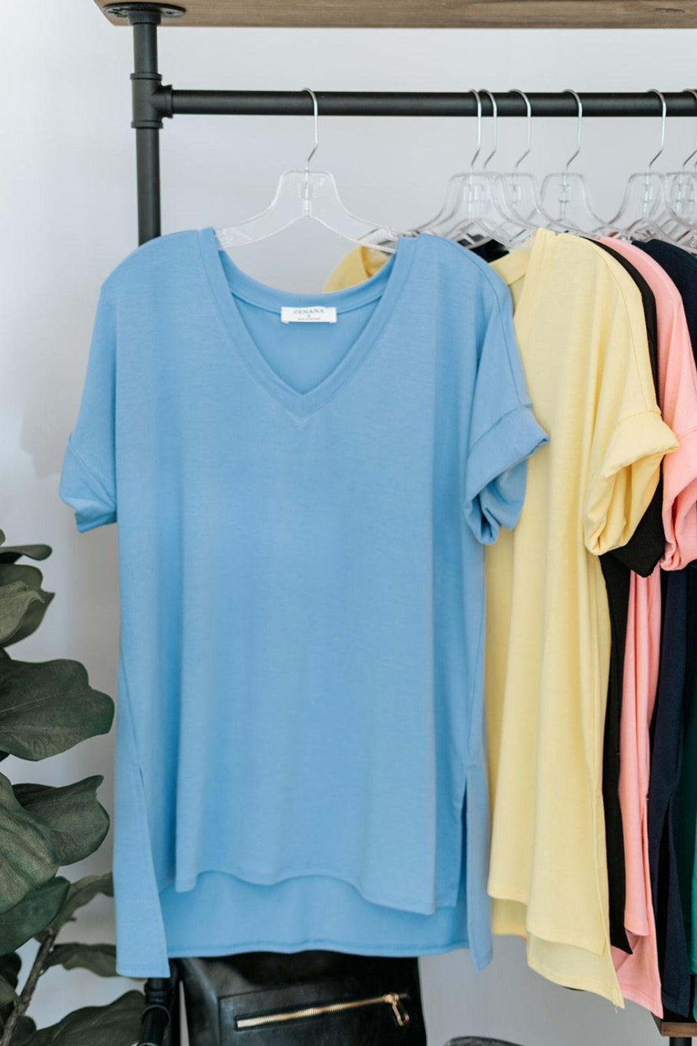 Amy V-Neck Tee - Final Sale