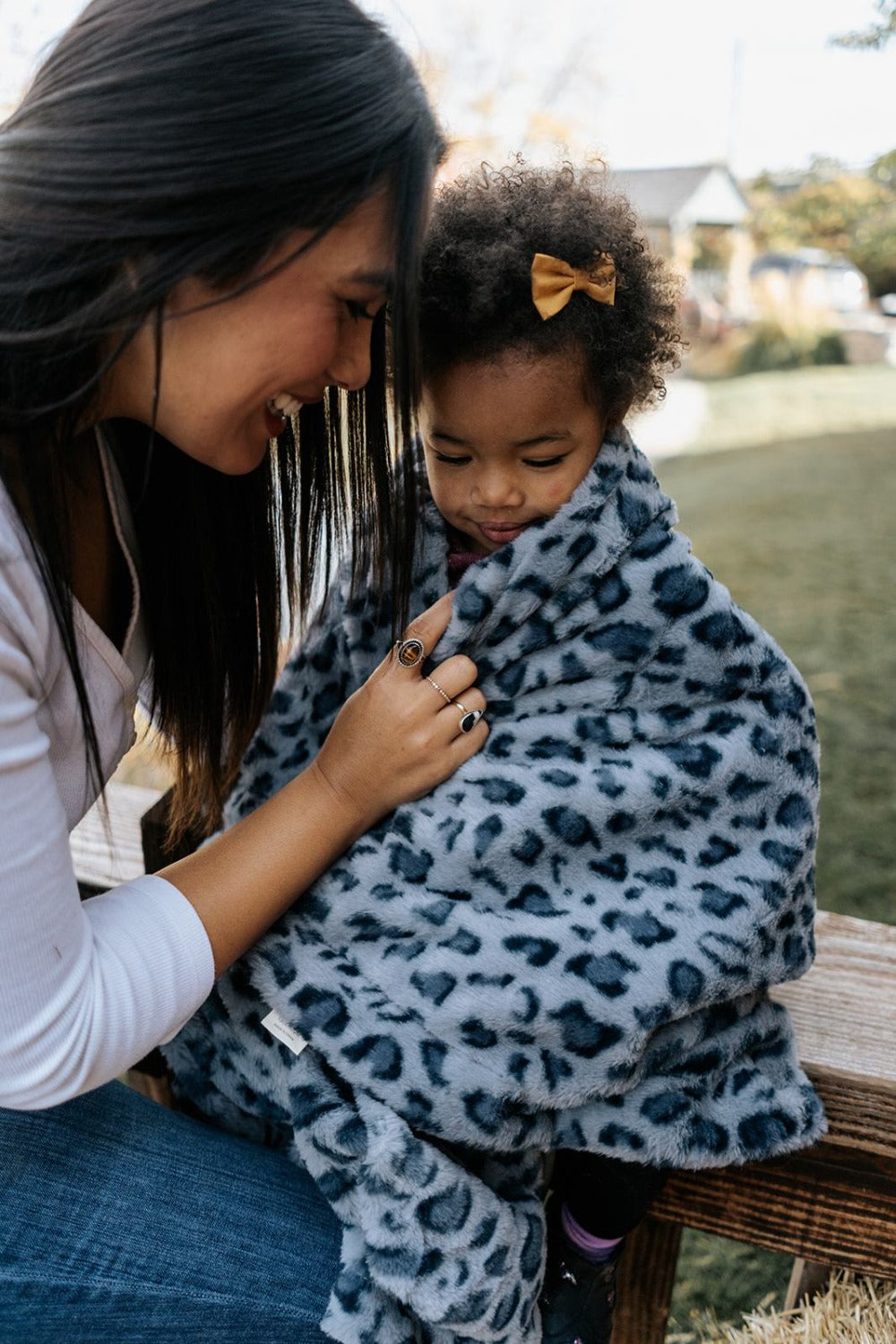 Sadie Leopard Print Blanket - Final Sale