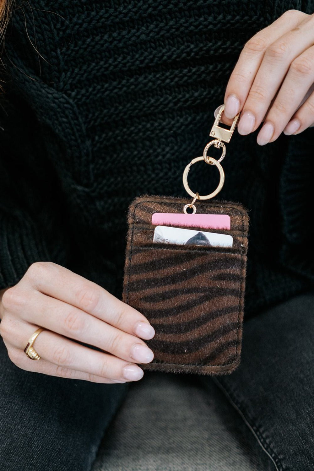 Joslyn Credit Card Wallet Keychain - Final Sale