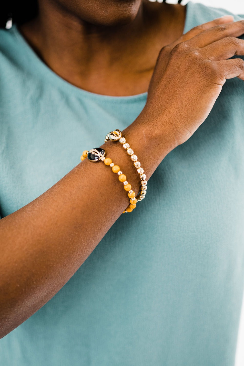 Leilani Shell Bracelet Stack - Final Sale