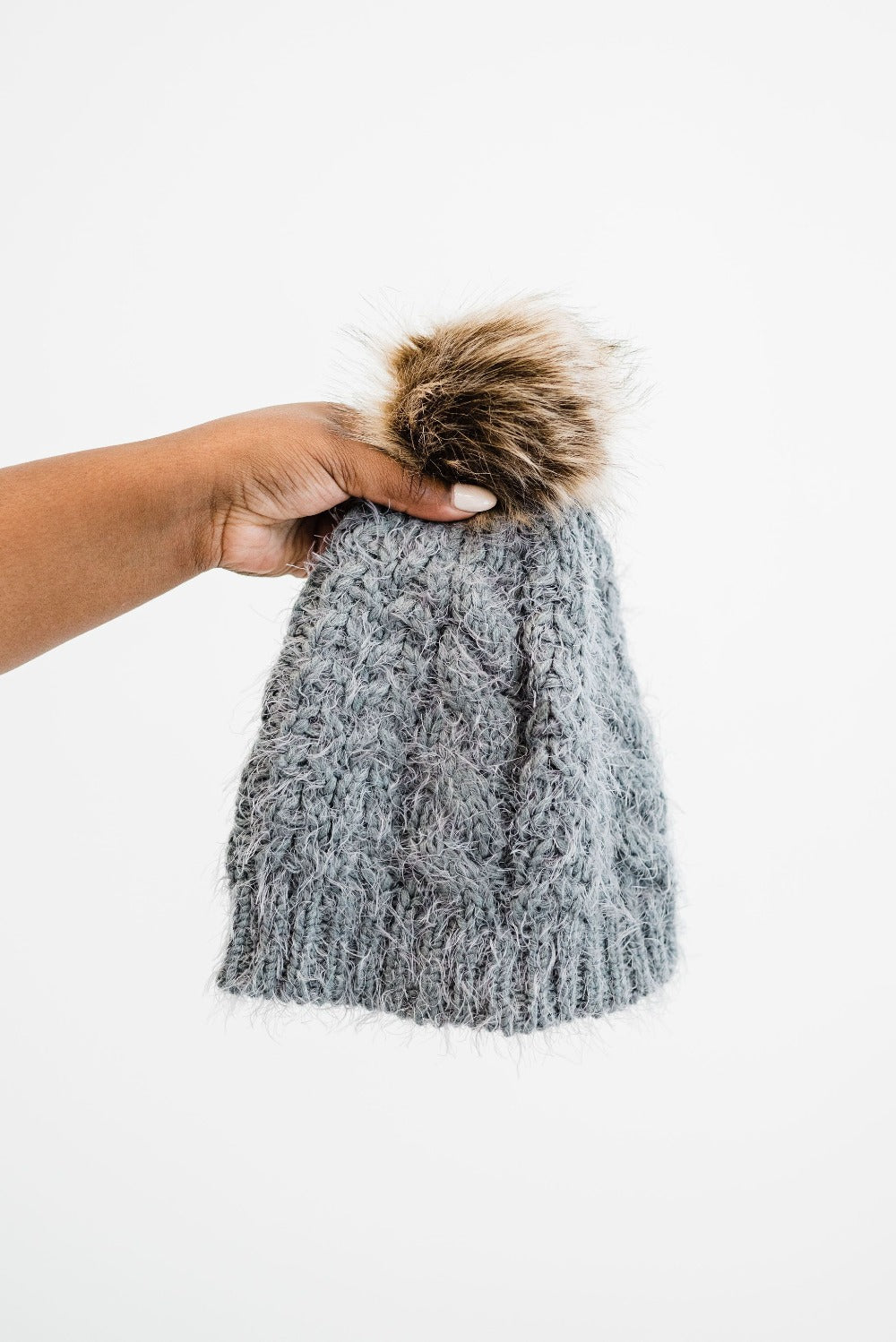 Amber Mohair Knit Beanie - Final Sale