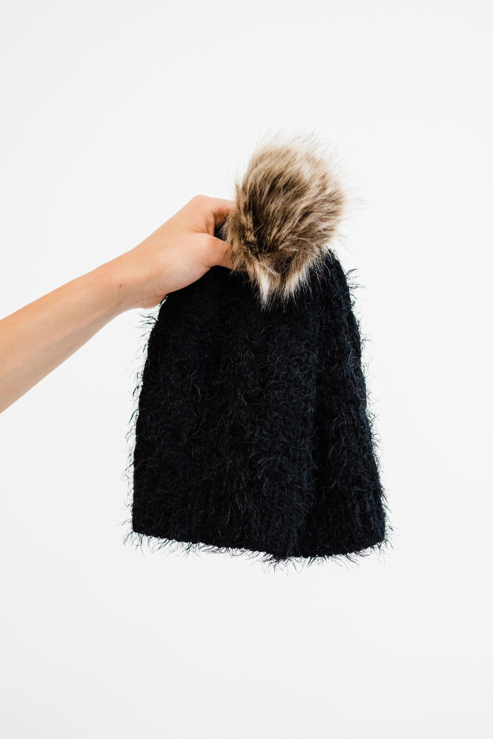 Amber Mohair Knit Beanie - Final Sale