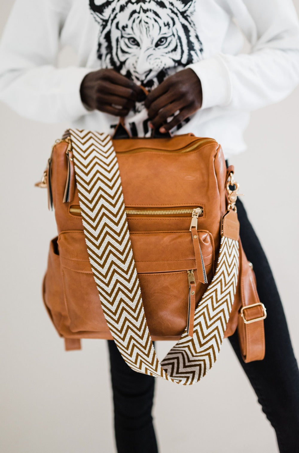 Blaire Wide Woven Bag Strap - Final Sale