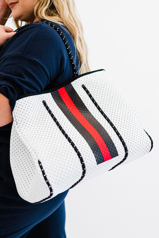 Nadia Neoprene Tote + Clutch- Final Sale