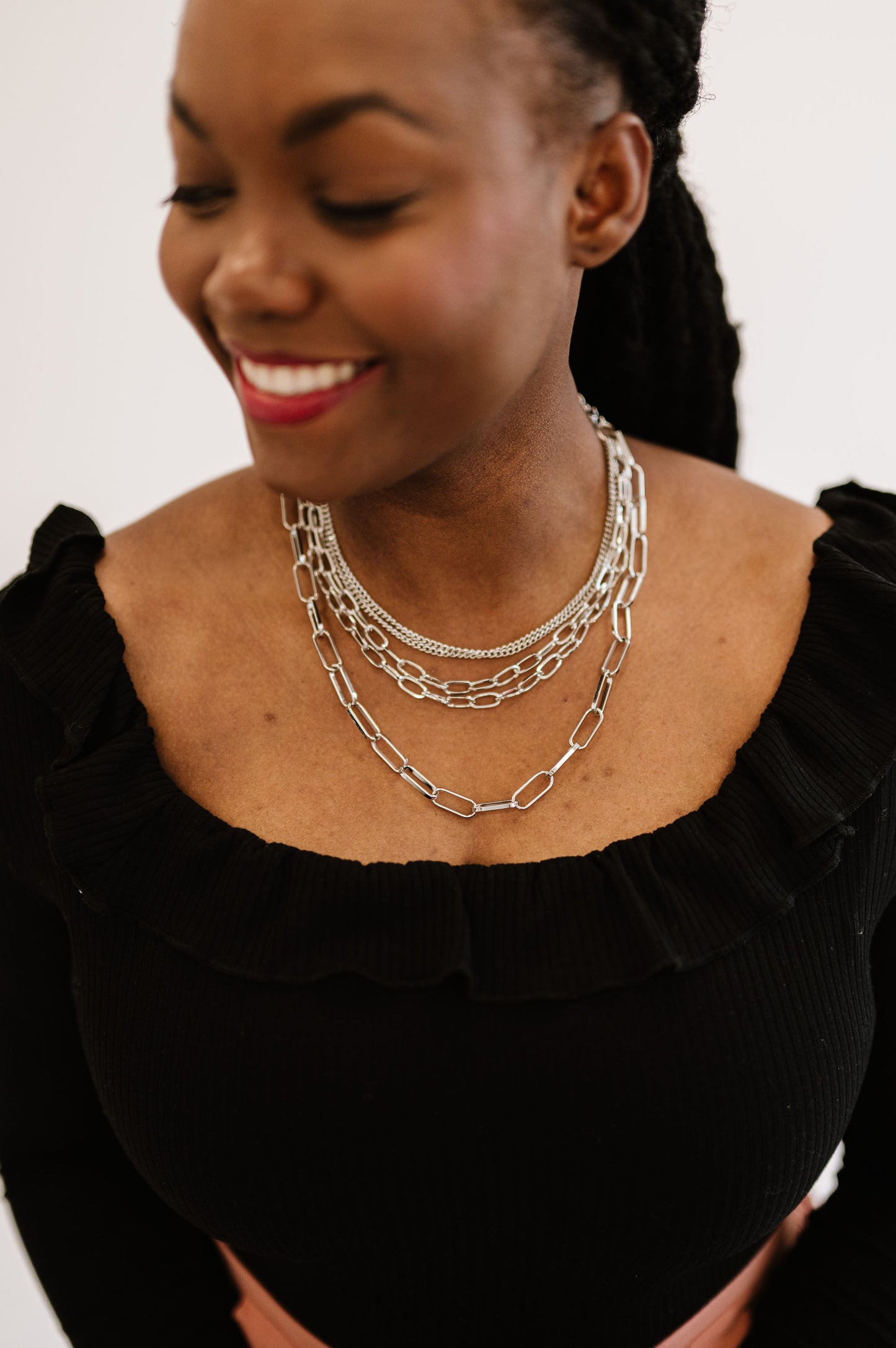 billie layered chain necklace