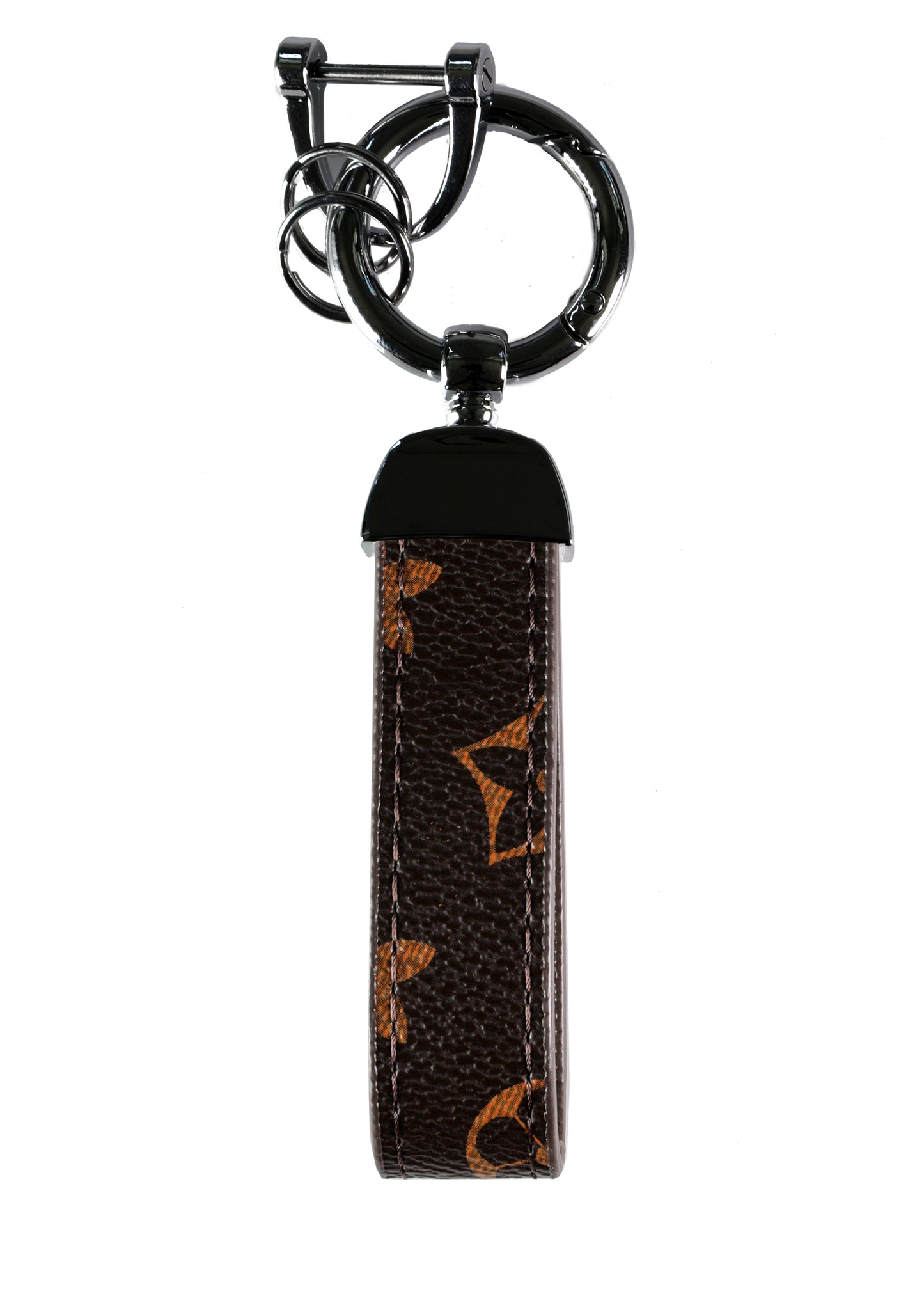 builder only--dark brown flower - silver