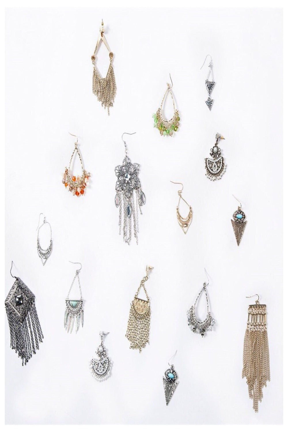 Large Full Fringe Earrings - Final Sale