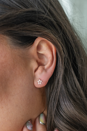estella star stud earrings