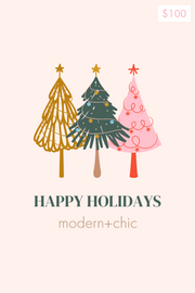 happy holidays e-gift card