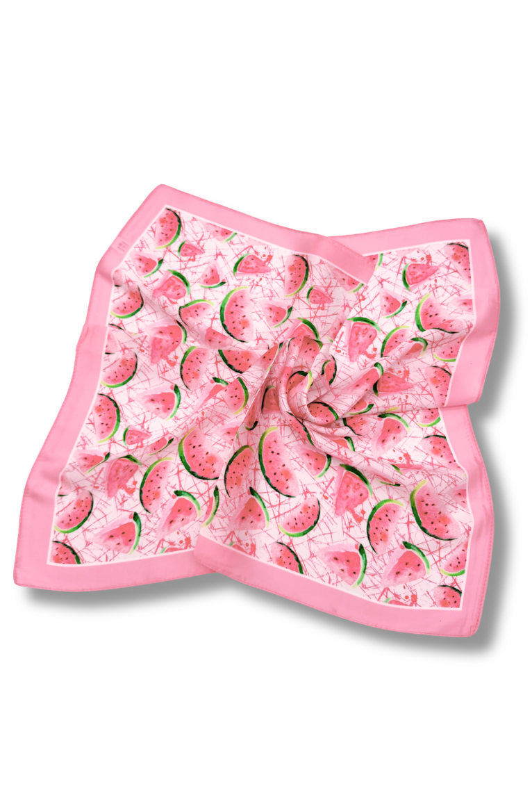 Watermelon Satin Scarf
