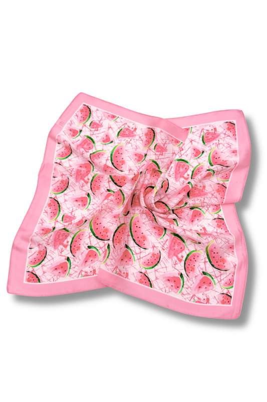Watermelon Satin Scarf