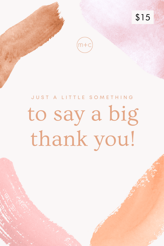 Thank You eGift Card