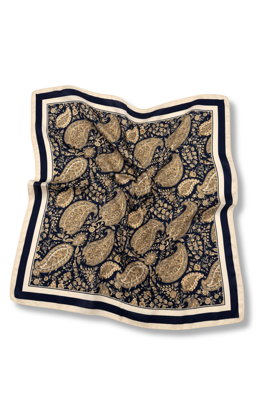 Navy Heirloom Scarf