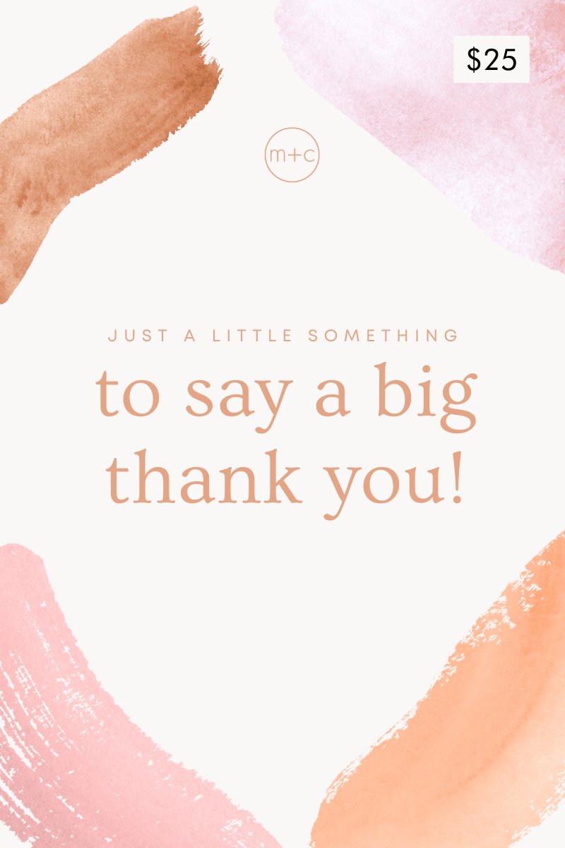 thank you e-gift card