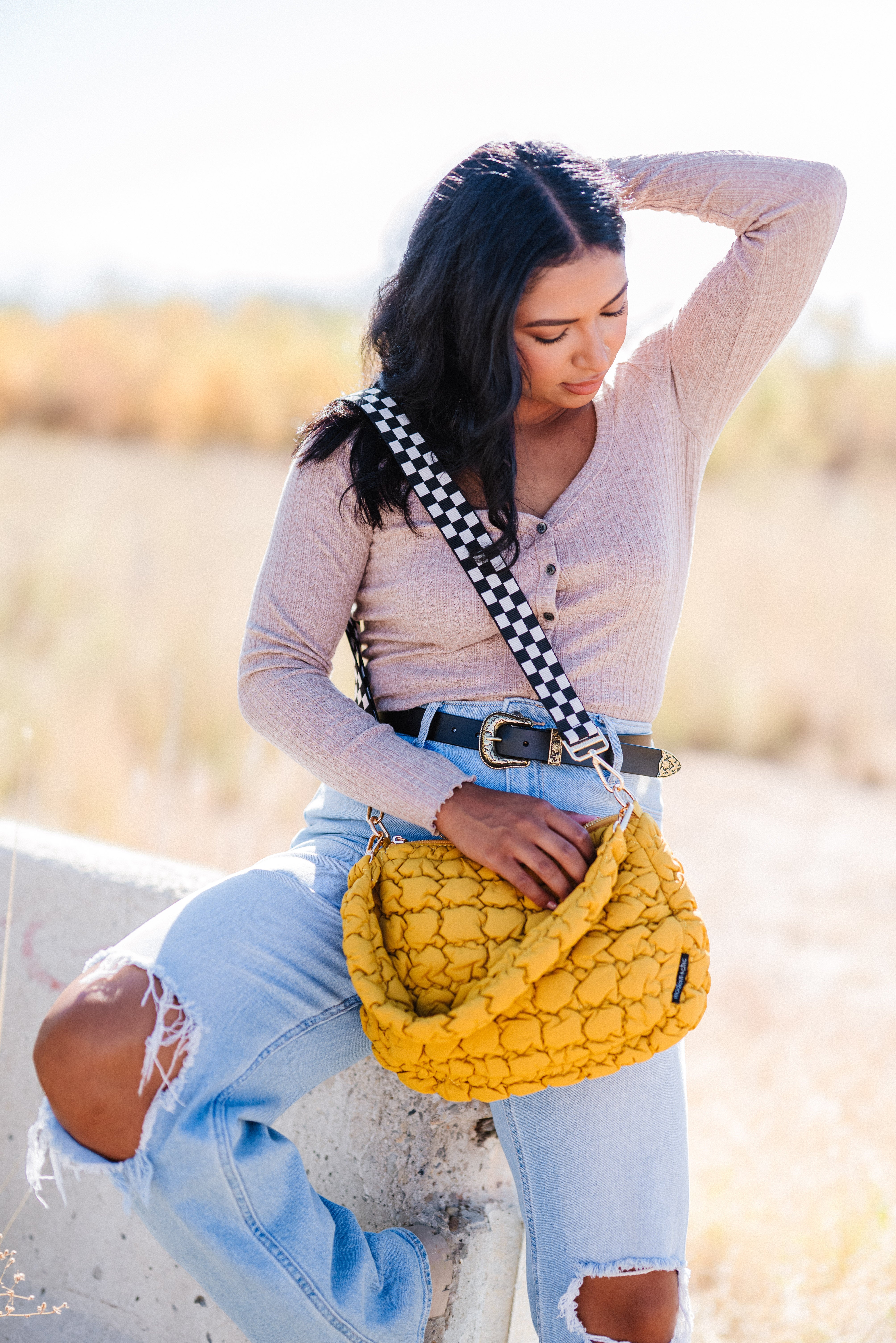 Alyssa Quilted Convertible Bag – modern+chic