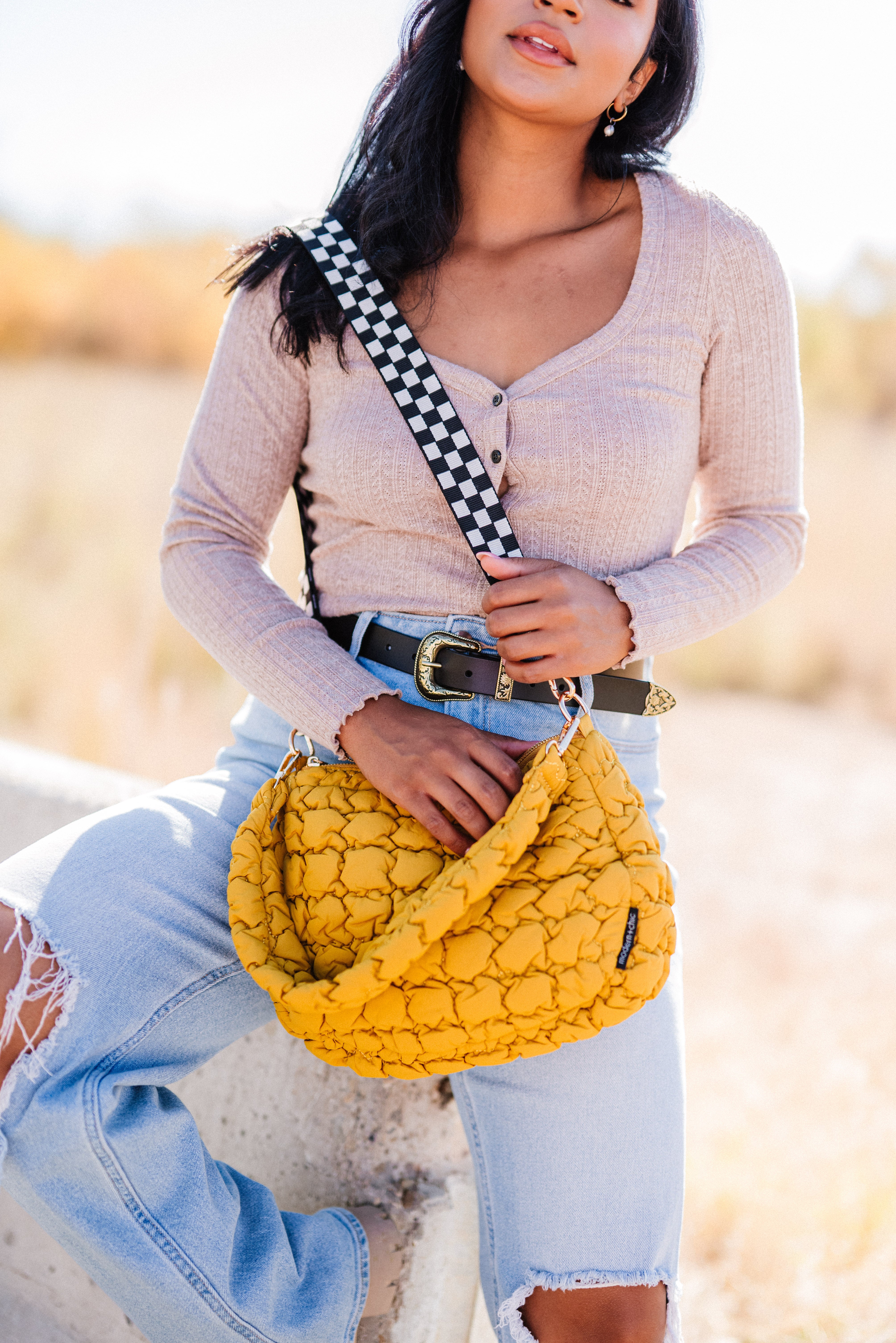 Alyssa Quilted Convertible Bag – modern+chic