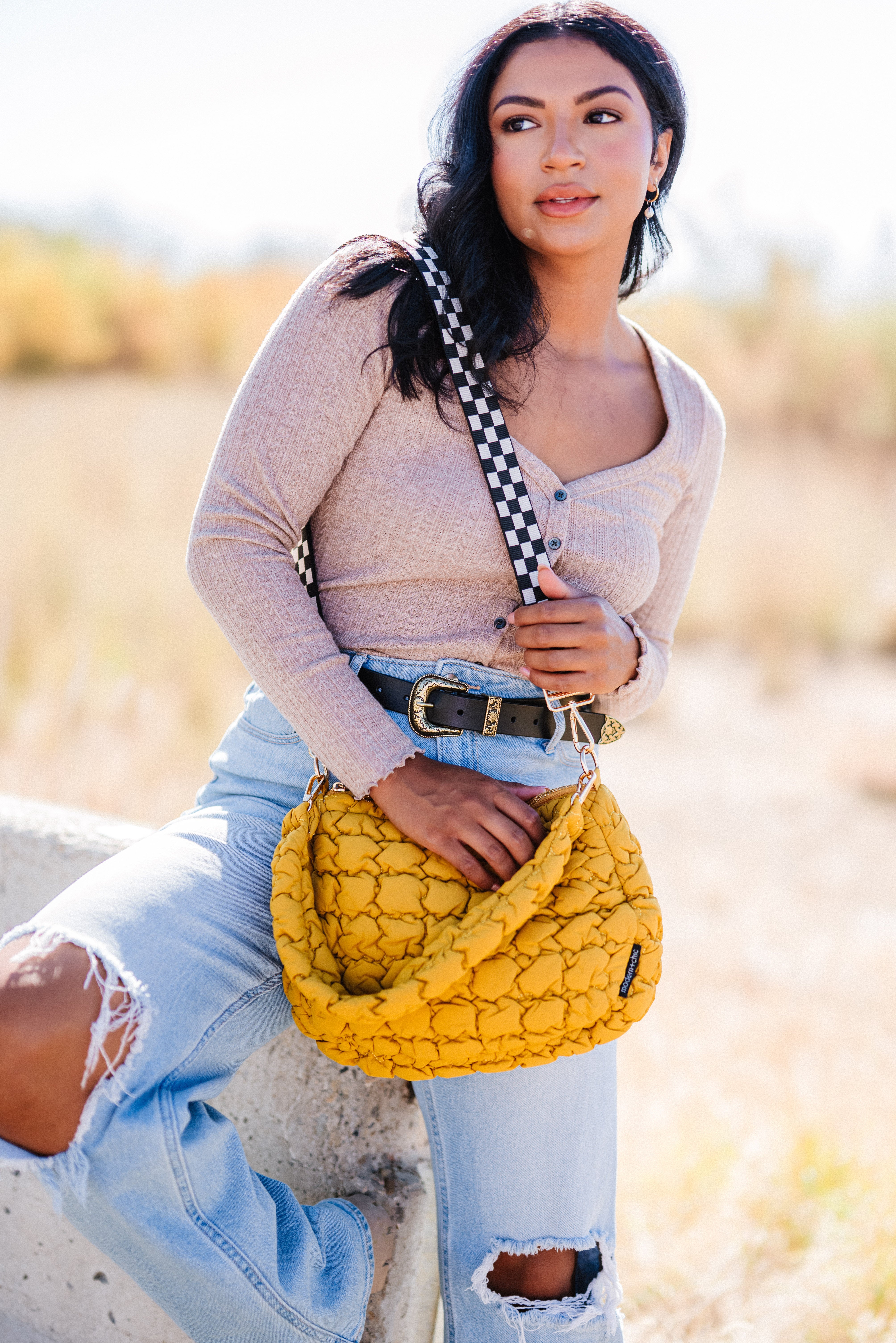 Alyssa Quilted Convertible Bag – modern+chic