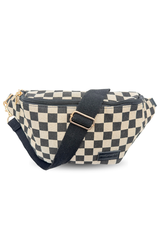 Avril Patterned Oversized Belt Bag