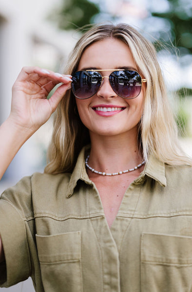 Luna Aviator Sunglasses – modern+chic display picture 1