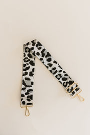 Extra Wide Kris Leopard Print Adjustable Bag Strap