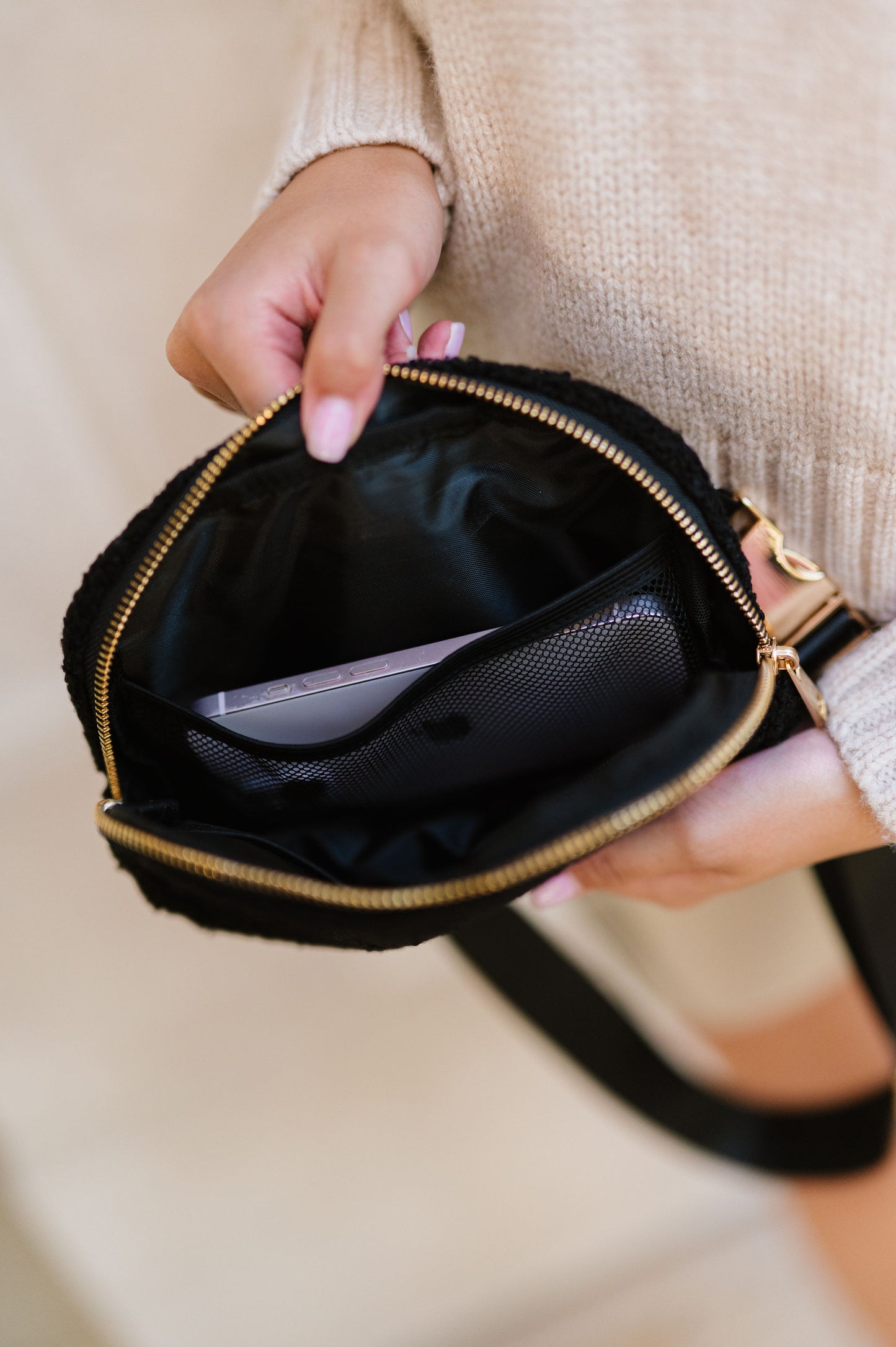 Aspen Sherpa Belt Bag - Final Sale