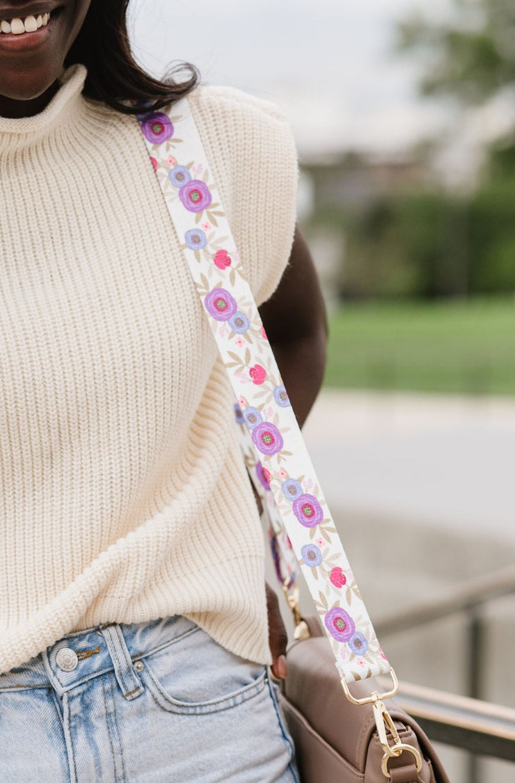 Flora Floral Adjustable Bag Strap – modern+chic