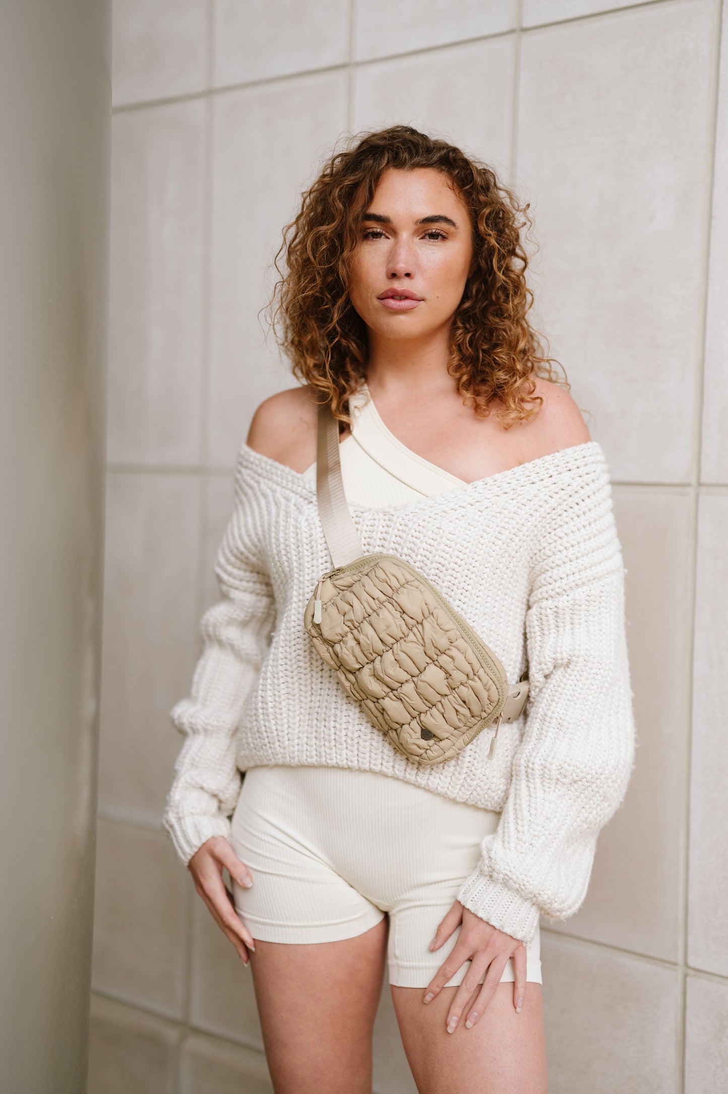 Atlas Quilted Belt Bag- Final Sale