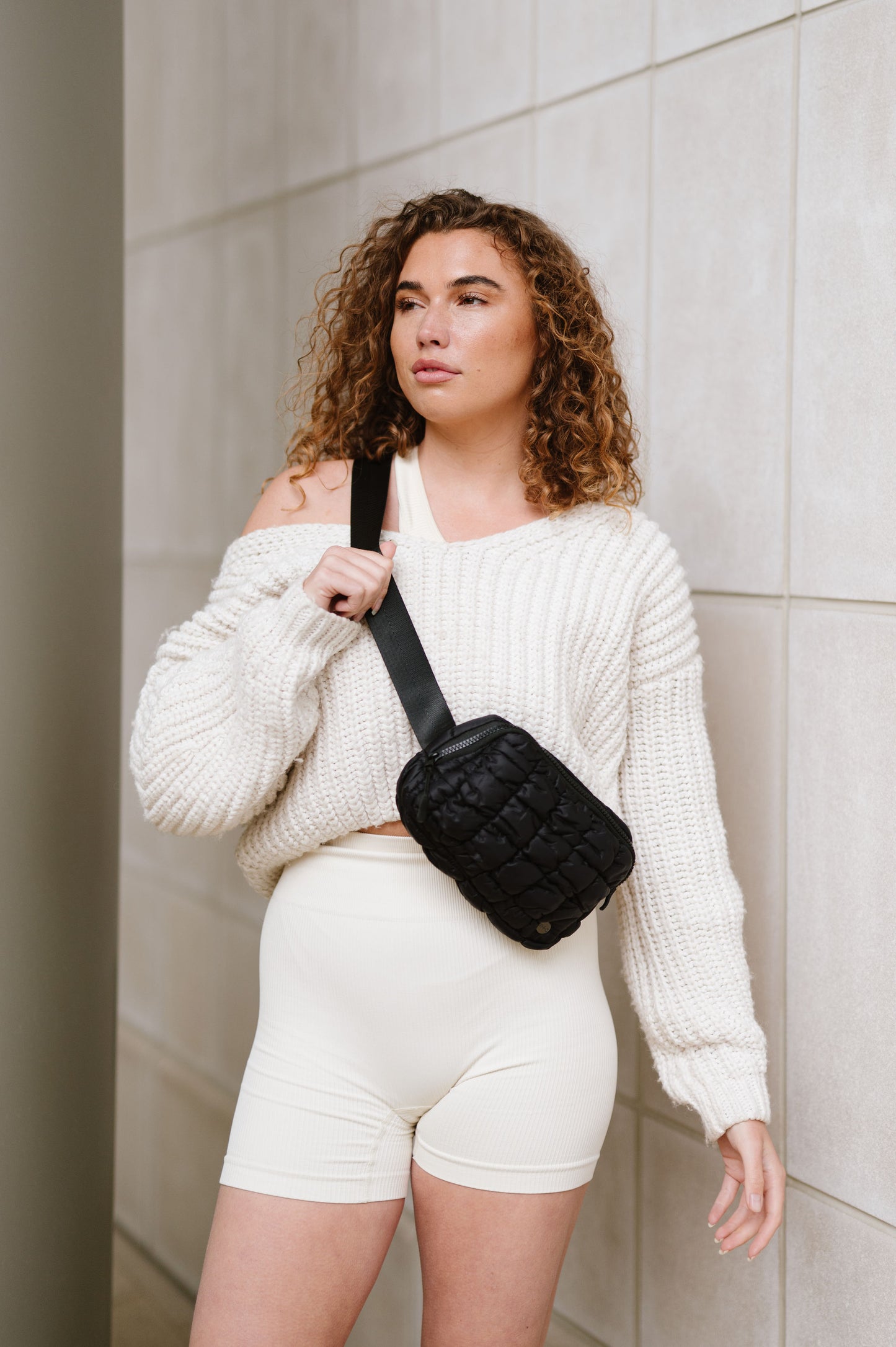 Atlas Quilted Belt Bag- Final Sale