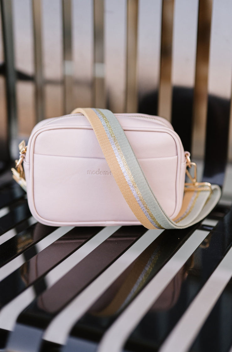 Ensley Striped Adjustable Bag Strap