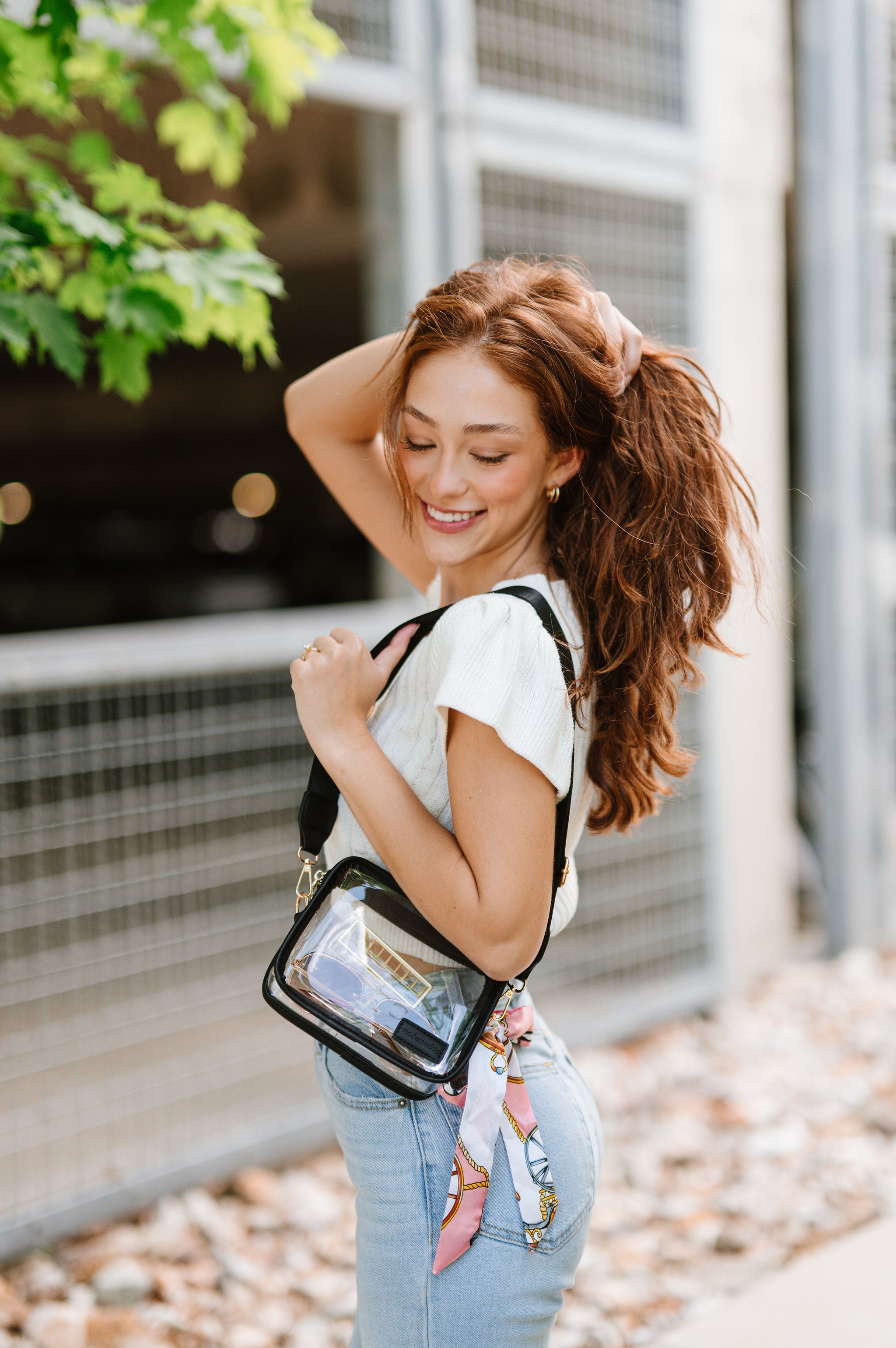 Alex Clear Mini Crossbody – modern+chic