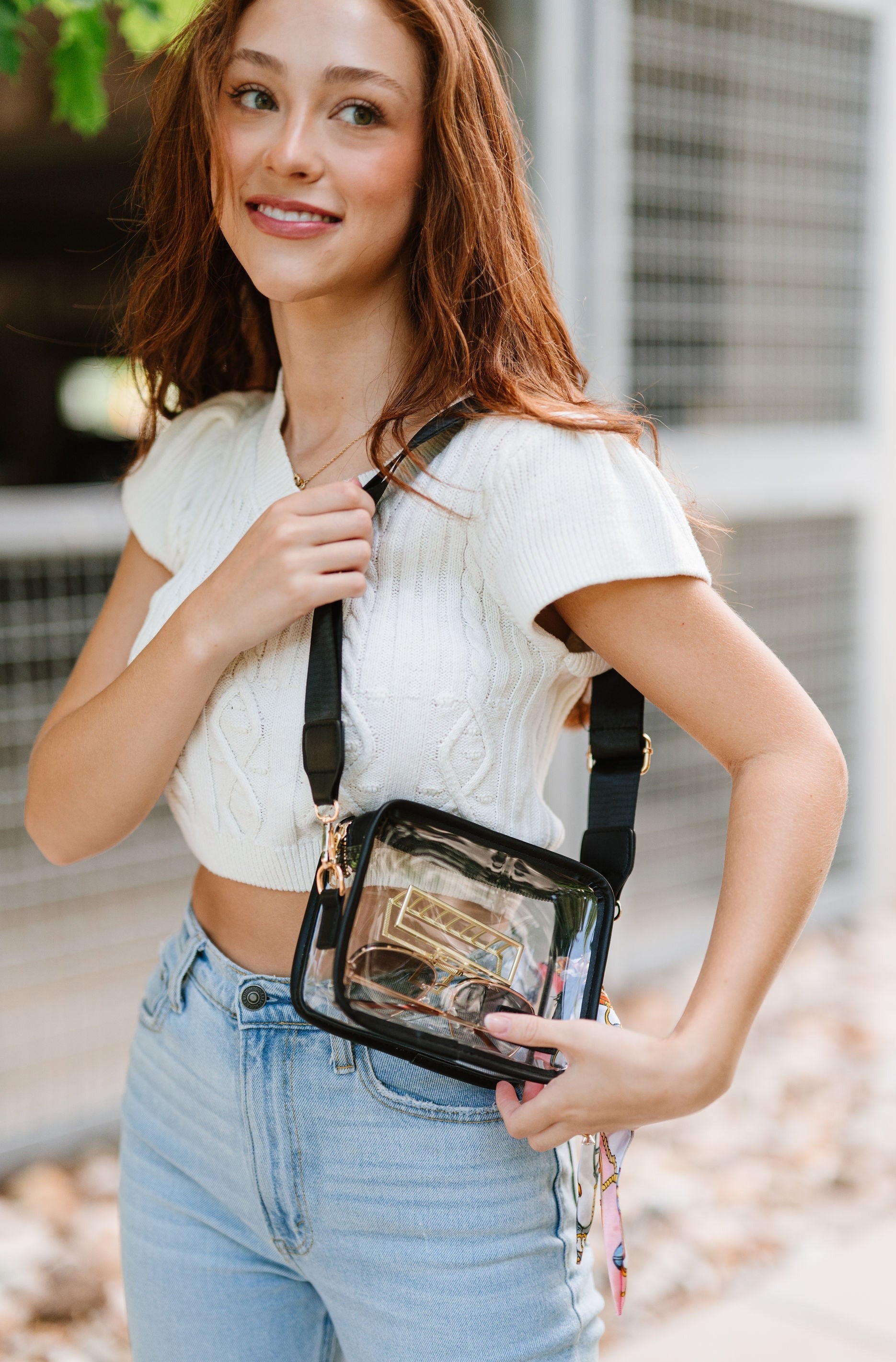 Alex Clear Mini Crossbody – modern+chic
