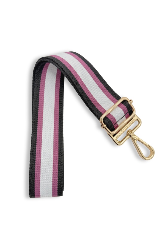 Evie Striped Adjustable Bag Strap