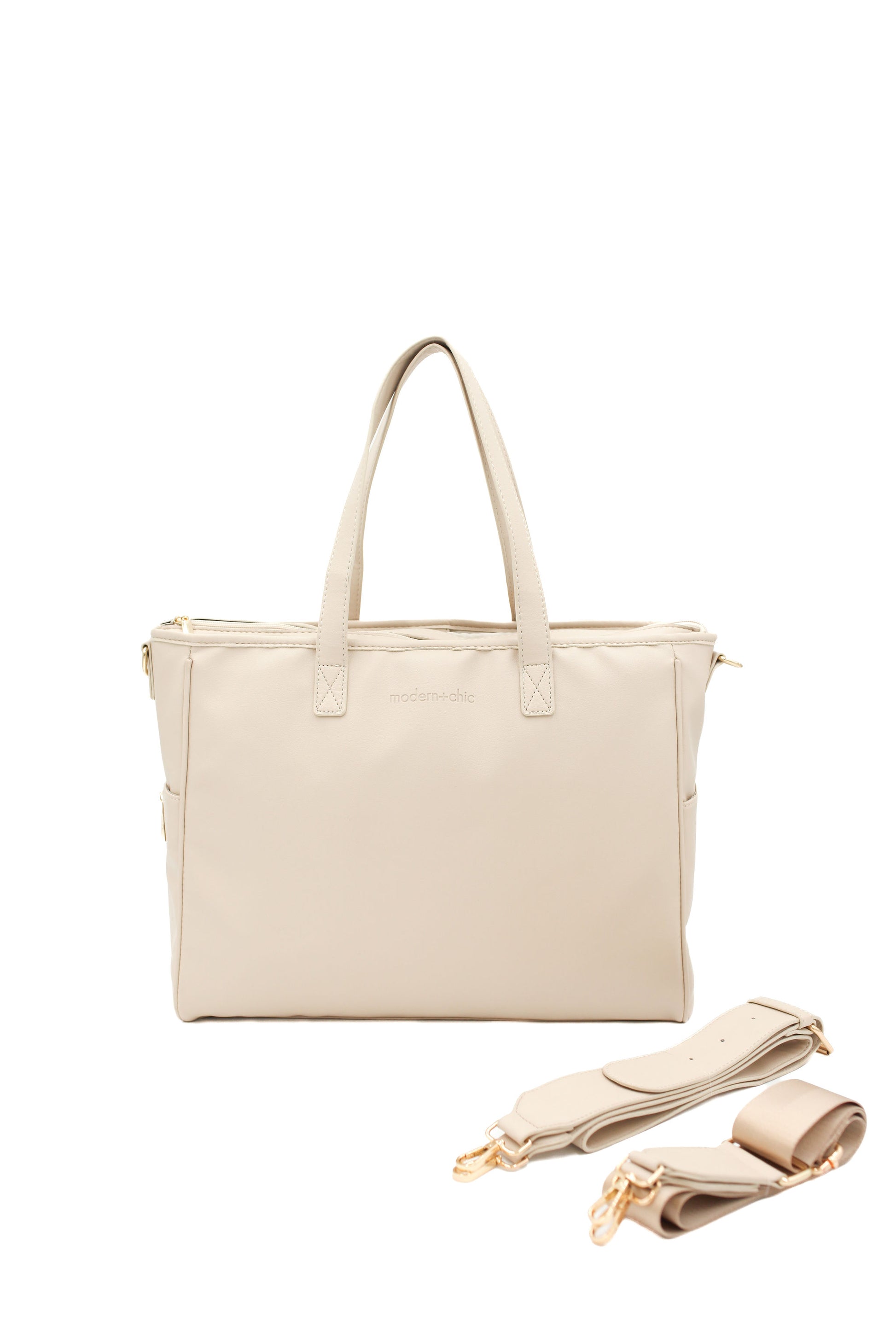 chiceco basic spacious travel tote shoulder bag The Signature Tote – modern+chic