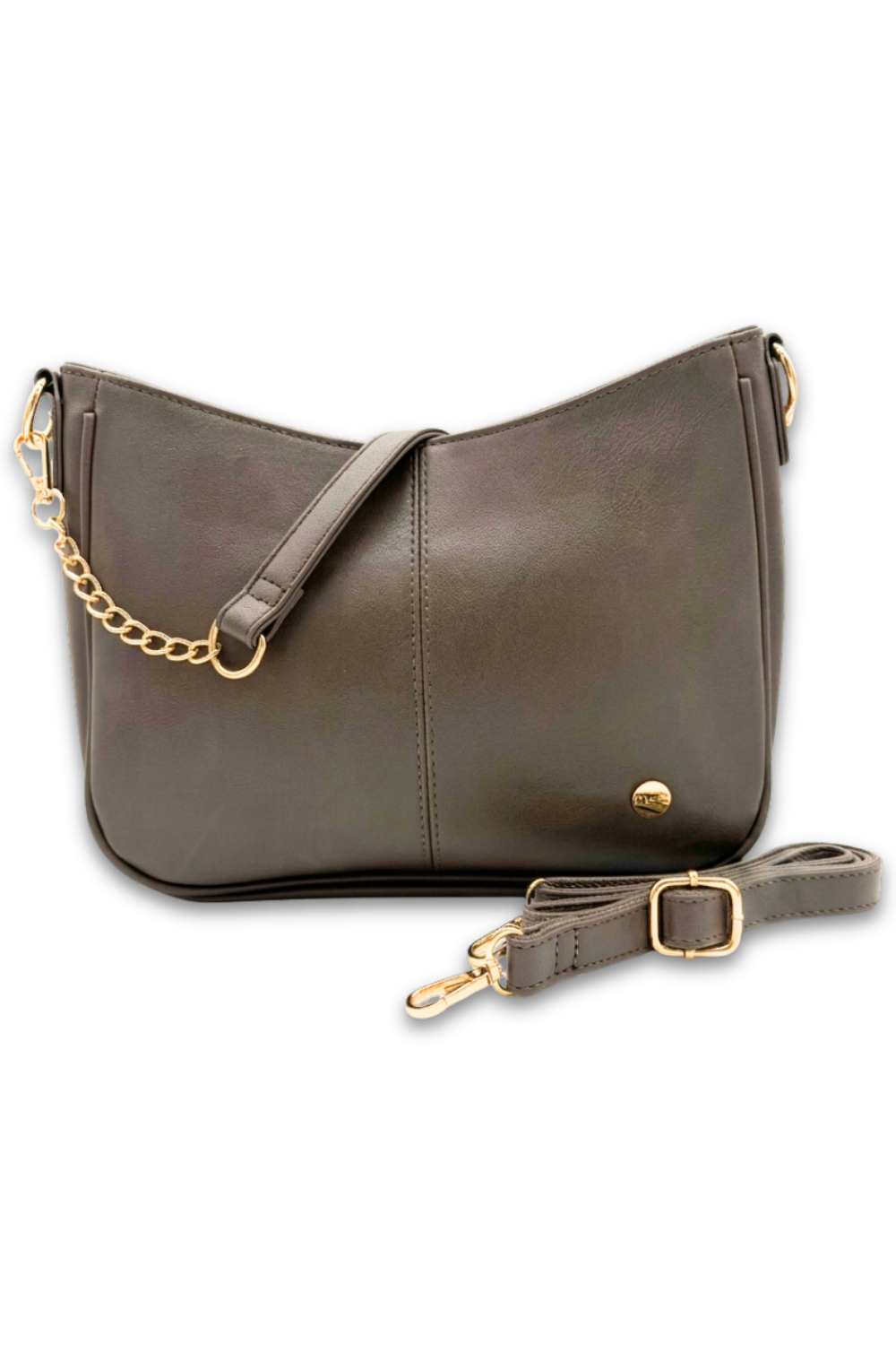 Marissa Vegan Leather Saddle Crossbody Bag | Modern+Chic – modern+chic