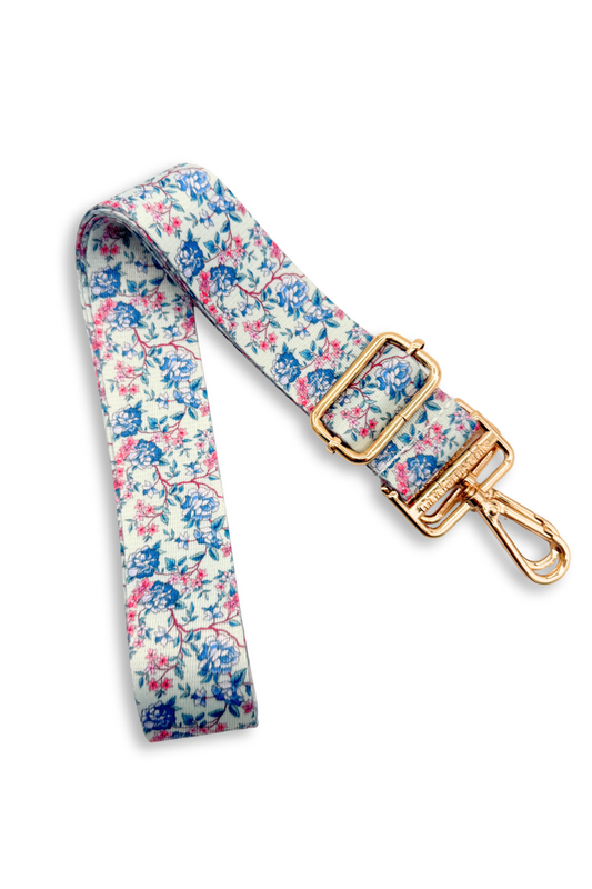 Pastel Petals Adjustable Bag Strap