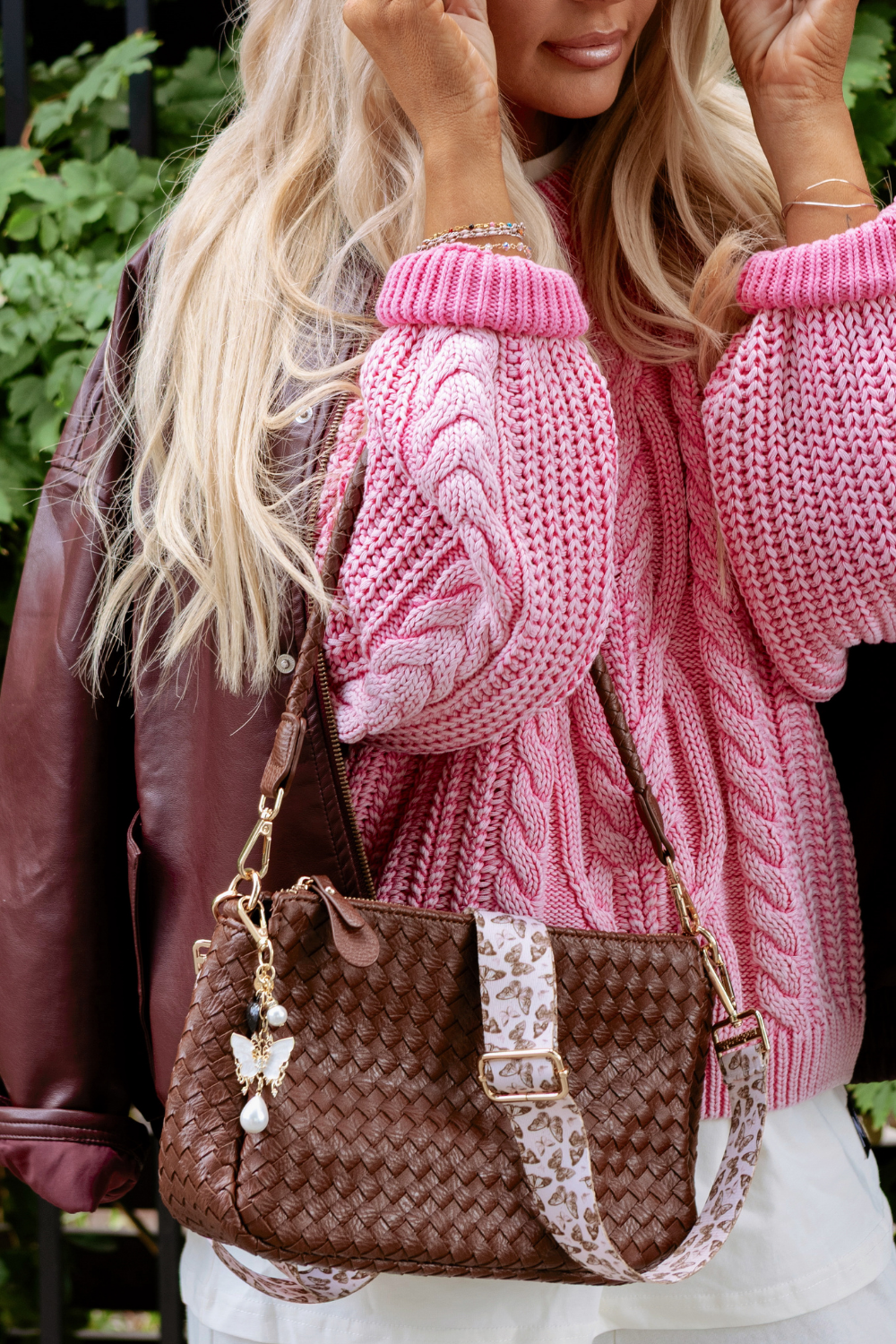 Pearl Butterfly Charm