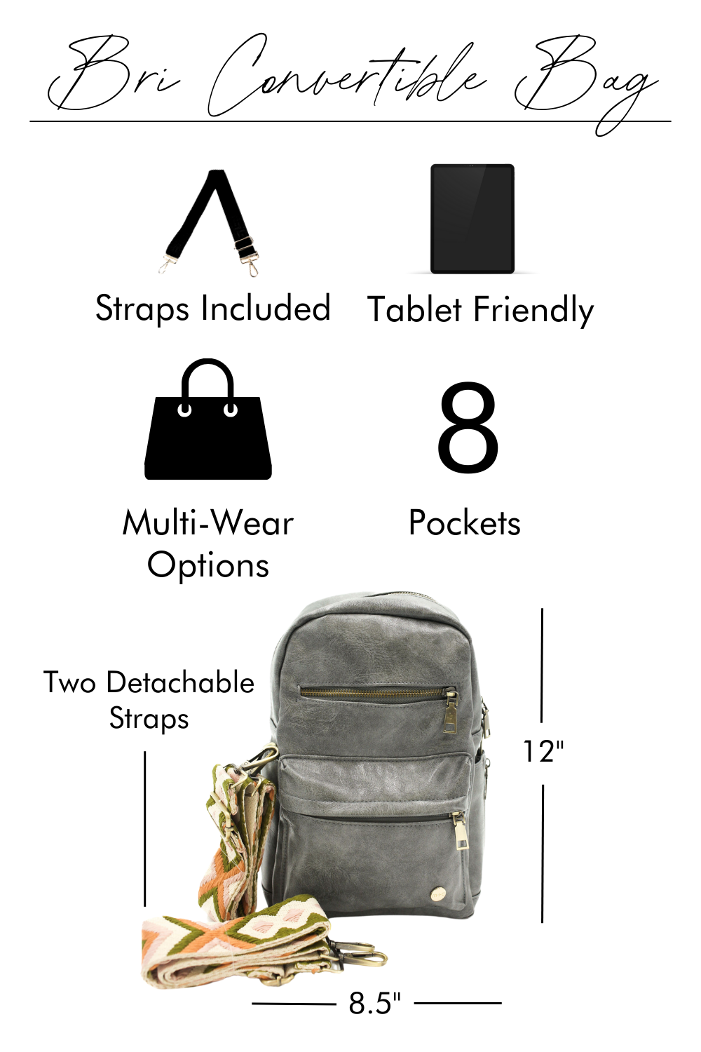 Bri Convertible Bag – modern+chic