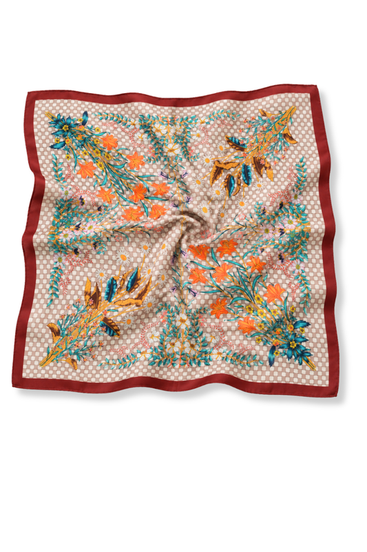Harvest Meadows Satin Scarf