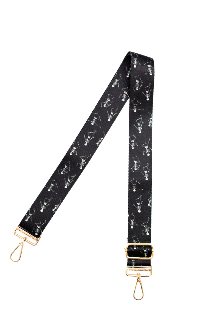 Spooky Skelly Adjustable Bag Strap