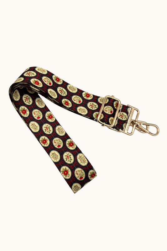 Yuletide Bow Adjustable Bag Strap