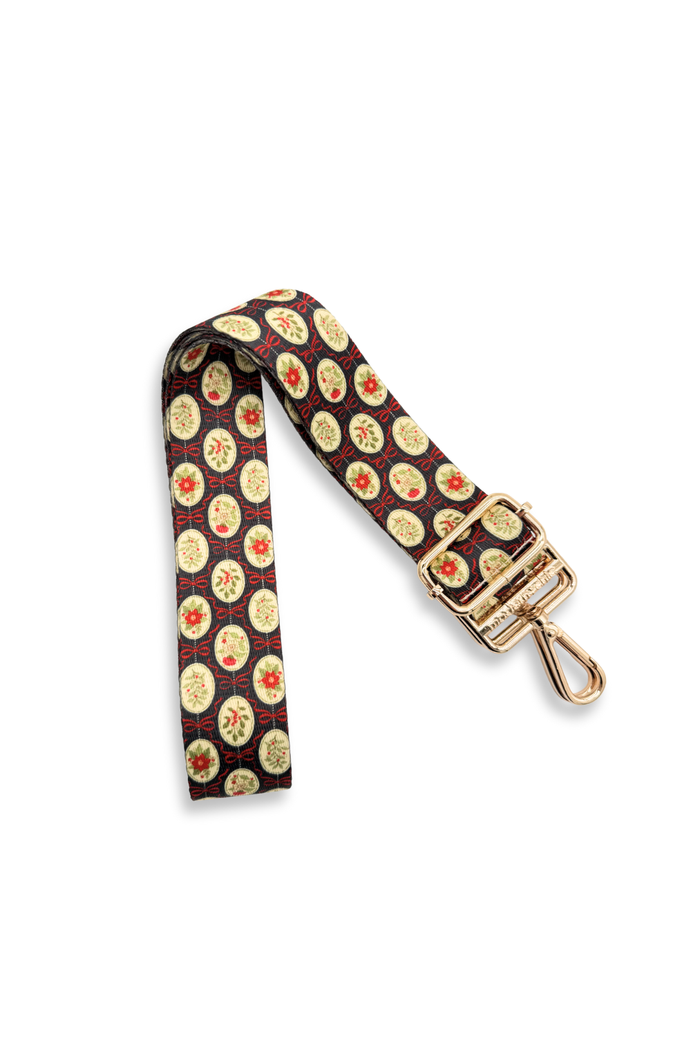 Yuletide Bow Adjustable Bag Strap