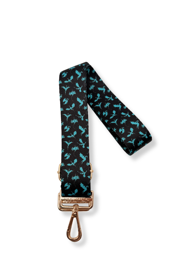 Teal Dragon Adjustable Bag Strap